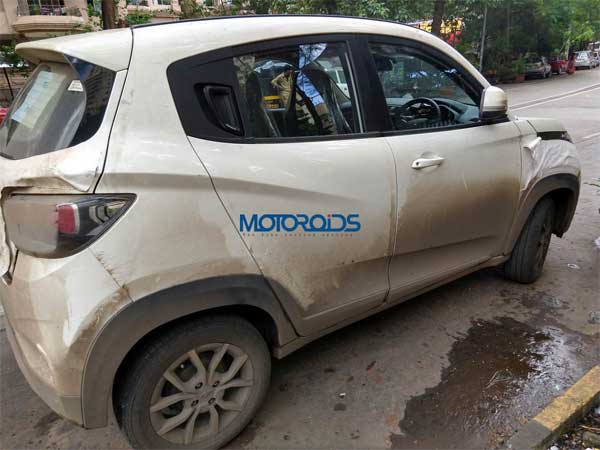 Mahindra KUV100 NXT AMT Variant Spotted Testing