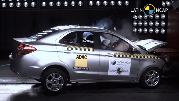 Ford Aspire Facelift Crash Test Latin Ncap Ratings Results And Video Drivespark News