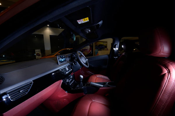 Tata Nexon Rose Gold Edition Showcased At A Dealership In Coimbatore