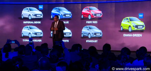 New Hyundai Santro Colour Options