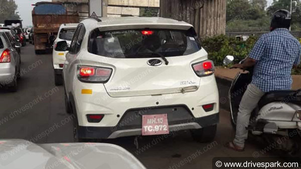 Mahindra KUV100 NXT AMT Spotted Testing In Bangalore