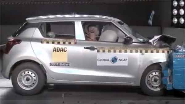 New Maruti Swift Crash Test: Global NCAP Ratings, Results And Video
