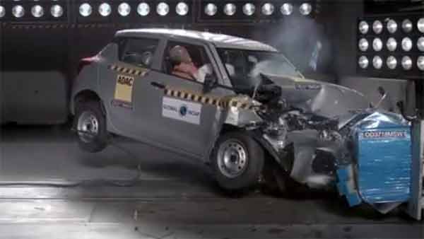 New Maruti Swift Crash Test: Global NCAP Ratings, Results And Video