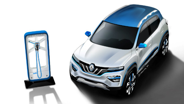 Renault Kwid Electric K-ZE Concept Revealed At 2018 Paris Motor Show
