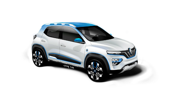 Renault Kwid Electric K-ZE Concept Revealed At 2018 Paris Motor Show