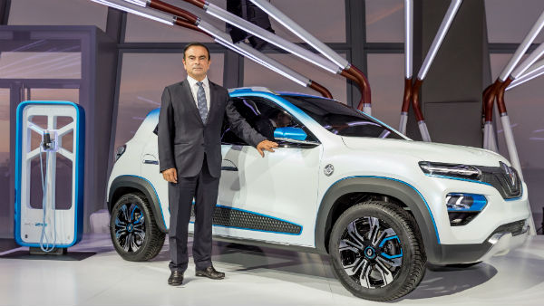 Renault Kwid Electric K-ZE Concept Revealed At 2018 Paris Motor Show
