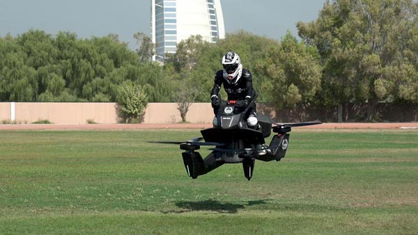 dubai police flying motorcycle