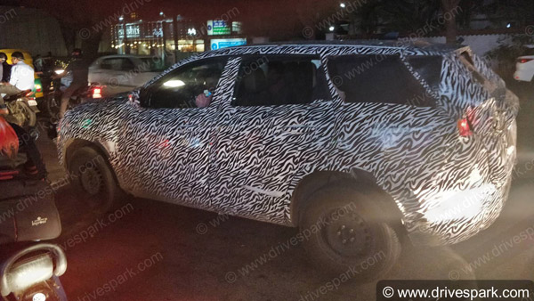 Tata Harrier Seven-Seater Spy Pics: Spotted Testing In Bangalore