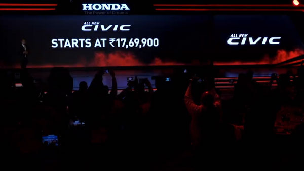Prices for the all-new Honda Civic