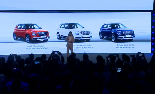 Hyundai Venue — Colours