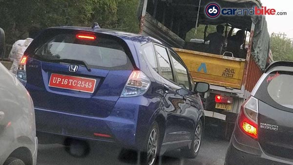 Honda Jazz EV Spy Pics: Jazz EV Spotted Testing In India; Launch Imminent?