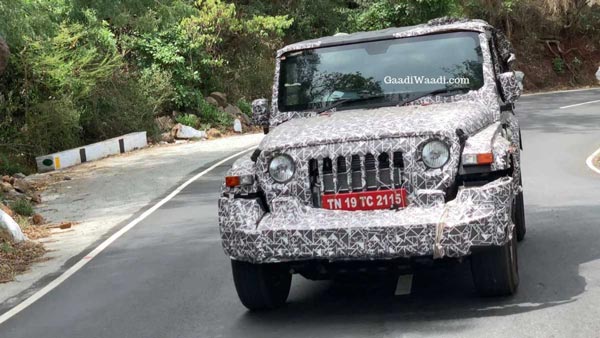 2020 Mahindra Thar Hardtop Spotted: Spy Pics And Details