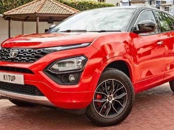 Tata Harrier Painted In Range Rover Red By Kitup Automotive