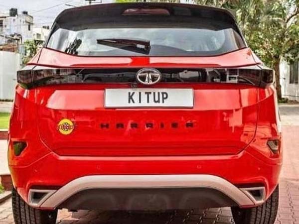 Tata Harrier Painted In Range Rover Red By Kitup Automotive