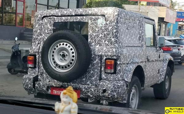 The Mahindra Thar 2020 Production Version Spied Ahead Of Launch Early Next Year