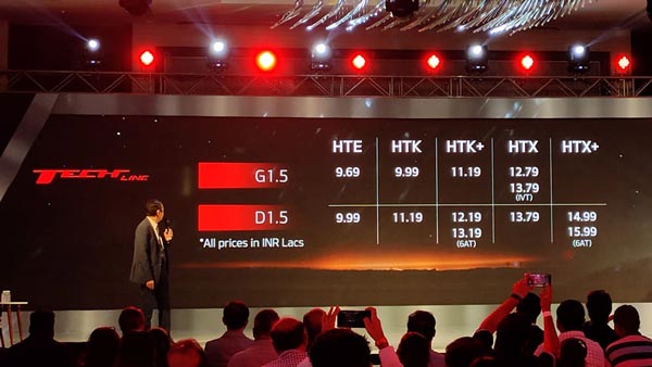 Kia Seltos Price List
