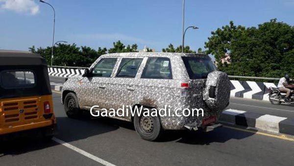 The 2020 Mahindra TUV300 Plus Spied Ahead Of Launch Early Next Year With Spy Pics