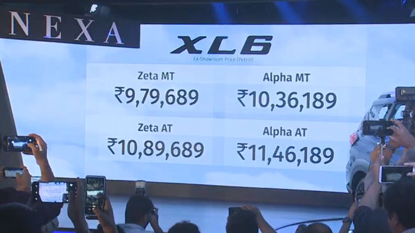 Maruti Suzuki XL6 Prices List