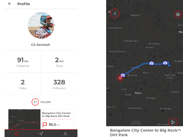 Recky App For World Motorcyclists Launched By CS Santosh