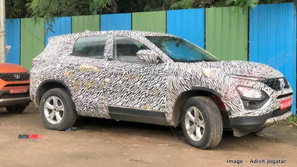 Tata Cassini (7-Seater SUV) Spied With New LED Tailight Design Ahead Of Launch