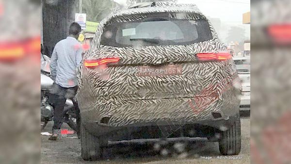 Tata Cassini (7-Seater SUV) Spied With New LED Tailight Design Ahead Of Launch