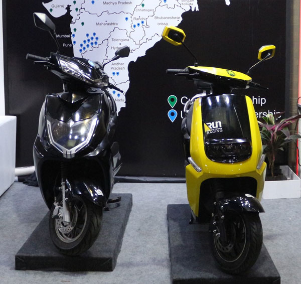Avan Motor's Electric Scooter Concepts Unveiled At 2019 Pune Motor Show