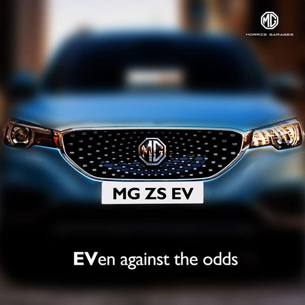 MG eZS SUV Teased On Social Media Ahead Of India Launch Next Year: To Rival The Hyundai Kona EV