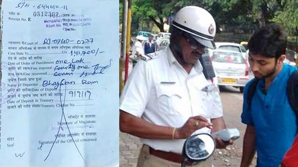 Highest Traffic Fine In India Of Rs 1.41 Lakh Collected From Truck Driver In Delhi