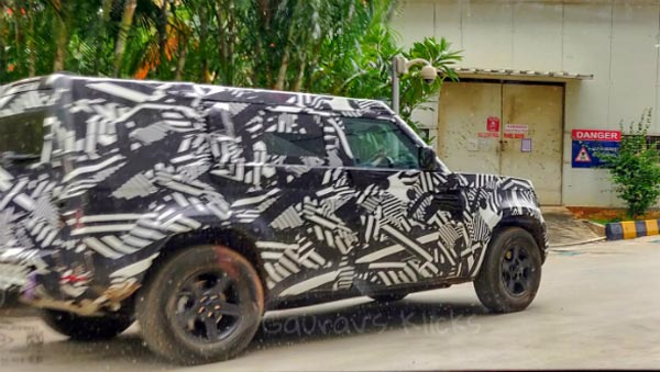 Spy Pics: New Land Rover Defender (2020) Spotted Testing Ahead Of Debut At 2020 Auto Expo