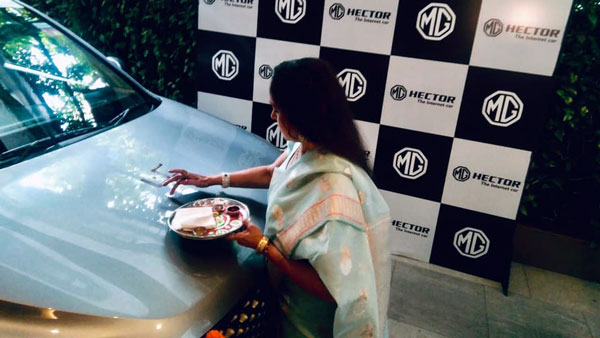Hema Malini Brings Home The MG Hector Sharp: An All New Dhanno
