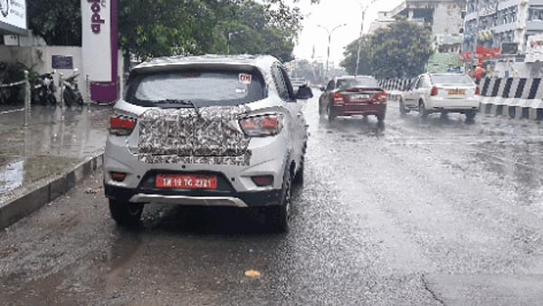 Spy Pics: Mahindra eKUV100 Spotted Testing Ahead Of Debut At Auto Expo 2020