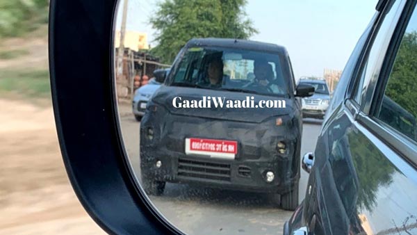 Spy Pics: Maruti XL5 (Premium WagonR) Spied Testing Again Ahead Of Launch Expected Next Year