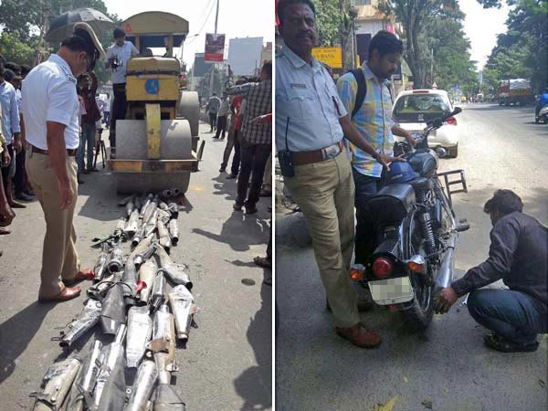 Police Inspector Fines Himself For Not Wearing Helmet: Villagers Force Him To Issue Challan