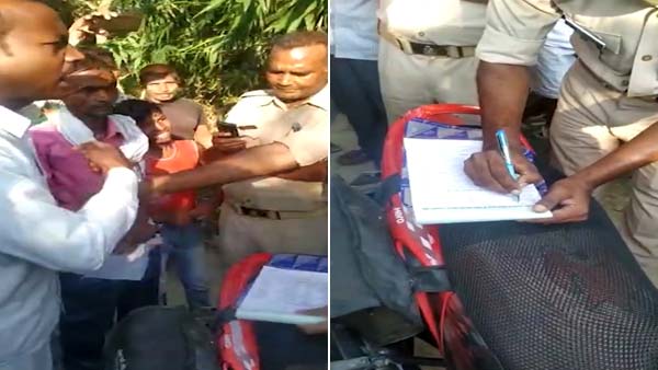 Police Inspector Fines Himself For Not Wearing Helmet: Villagers Force Him To Issue Challan