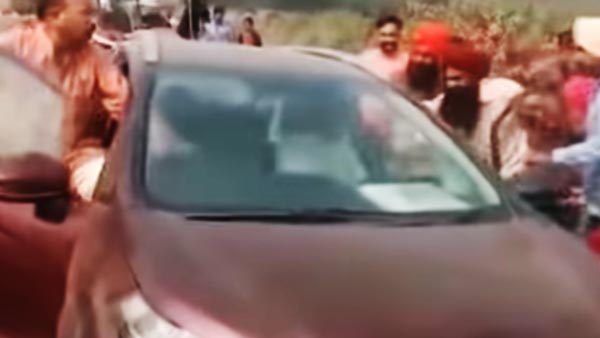 Uttar Pradesh Politician Uses Gun To Clear Traffic On Highway: Public Roughs Him Up
