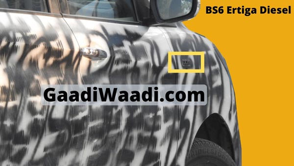 Spy Pics: Maruti Ertiga BS-VI Diesel Spied Testing Ahead Debut At 2020 Auto Expo