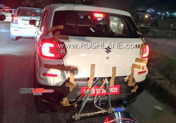 Spy Pics: Maruti S-Presso CNG Spied Testing Ahead Of Launch