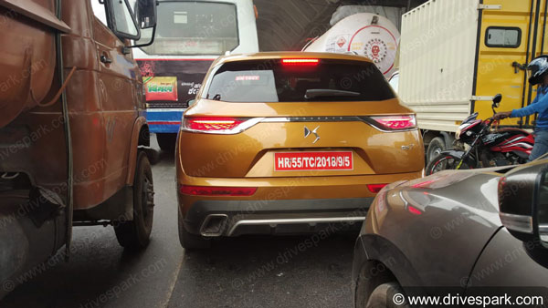 Spy Pics: Citroen DS7 Crossback Spotted Testing In India Ahead Of Possible India-Launch