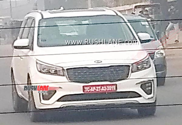 Spy Pics: Kia Carnival Spotted Testing Again Ahead Of India Launch