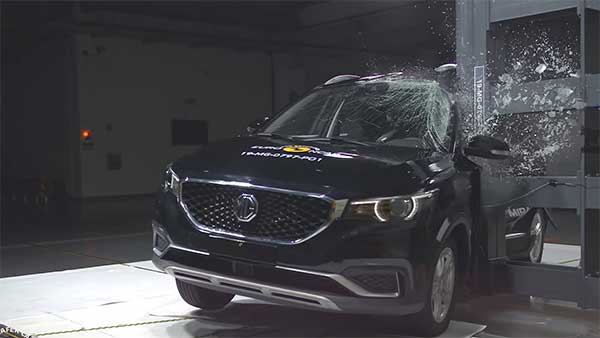 MG ZS Electric SUV Scores Five Stars At EURO NCAP Crash Tests: Details