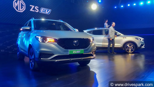 MG ZS EV Electric SUV Unveiled For Indian Market: Range, Features, Specifications & Details