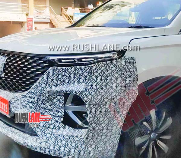 Spy Pics: 2020 MG Hector Spied Testing With An Updated Styling & As A 6-Seater Configuration