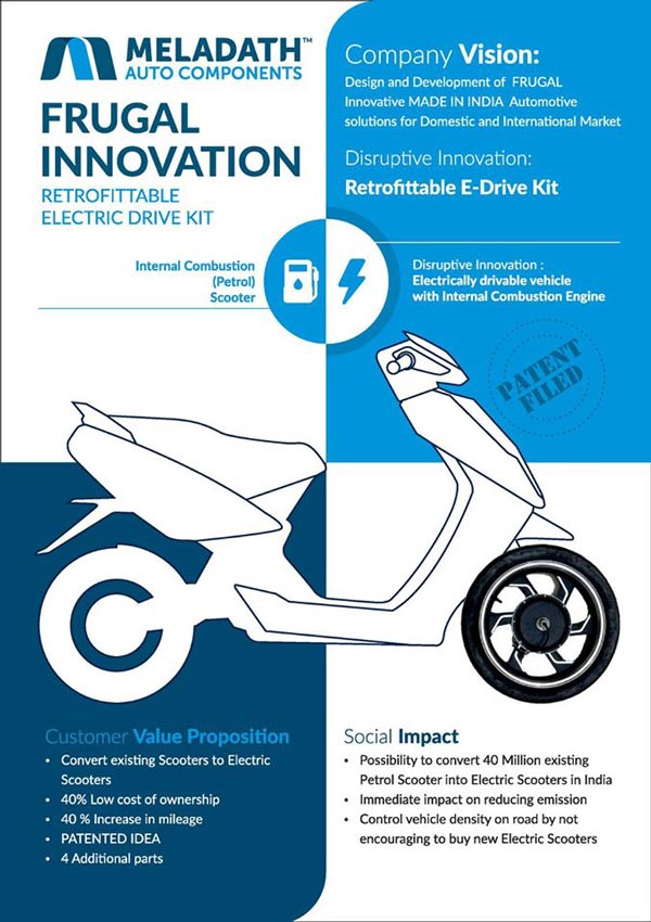 New Startup Company Converts Petrol Powered Scooters To Electric