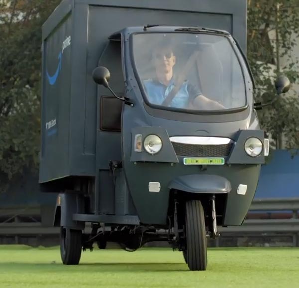 Amazon Introduces Three And Four Wheeler EVs For Product Delivery