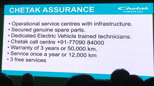 Bajaj Chetak Electric Scooter Assurance