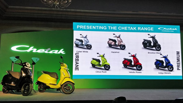 Bajaj Chetak Electric Scooter Colours