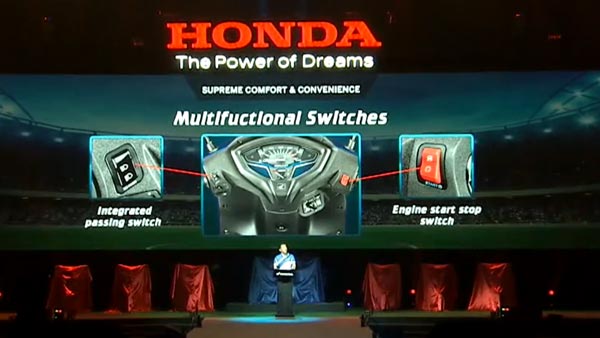 Honda Activa 6G Features — Multi-function Switches