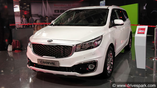 Kia Carnival India Spec Model Details And Features Revealed
