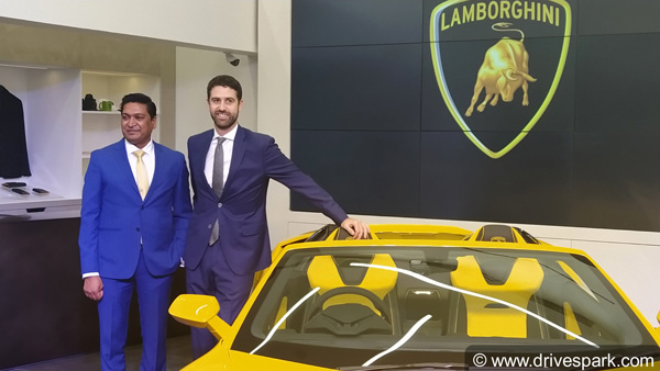 Lamborghini Inaugurates New Dealership At Bangalore: Showcases Huracan Evo Spyder At Opening