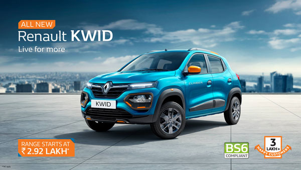 Renault Kwid BS6 Launched In India At Rs 2.92 Lakh: Specs, Features, Updates & Other Details